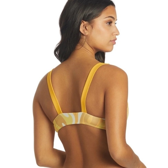 New! Seea Brasilia Reversible Bikini Top Solaris yellow 14696 - Picture 2 of 15